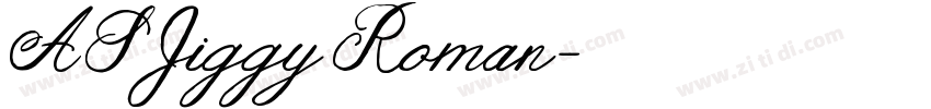 AS Jiggy Roman字体转换